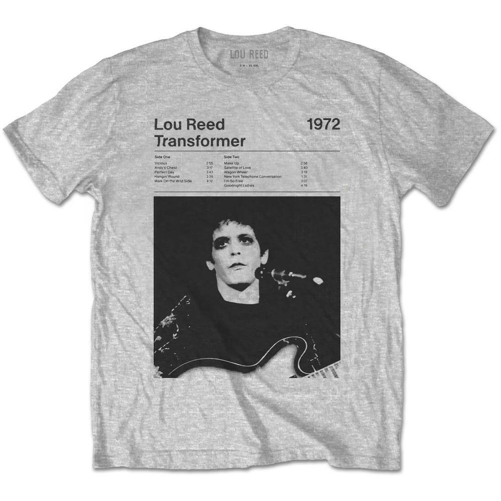 Lou Reed Unisex T Shirt Transformer Track List